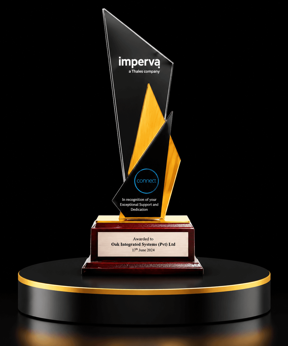 OAK Integrated Systems Recognized by Imperva for Exceptional Support and Dedication — photo 2